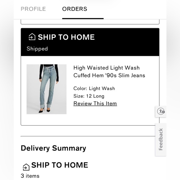 Express High Waisted Cuff Jeans - Picture 9 of 9